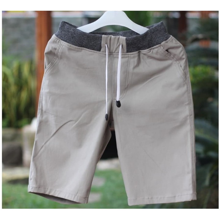 celana chino chinos cinos katun strecth rip pendek pria model terbaru bisa COD