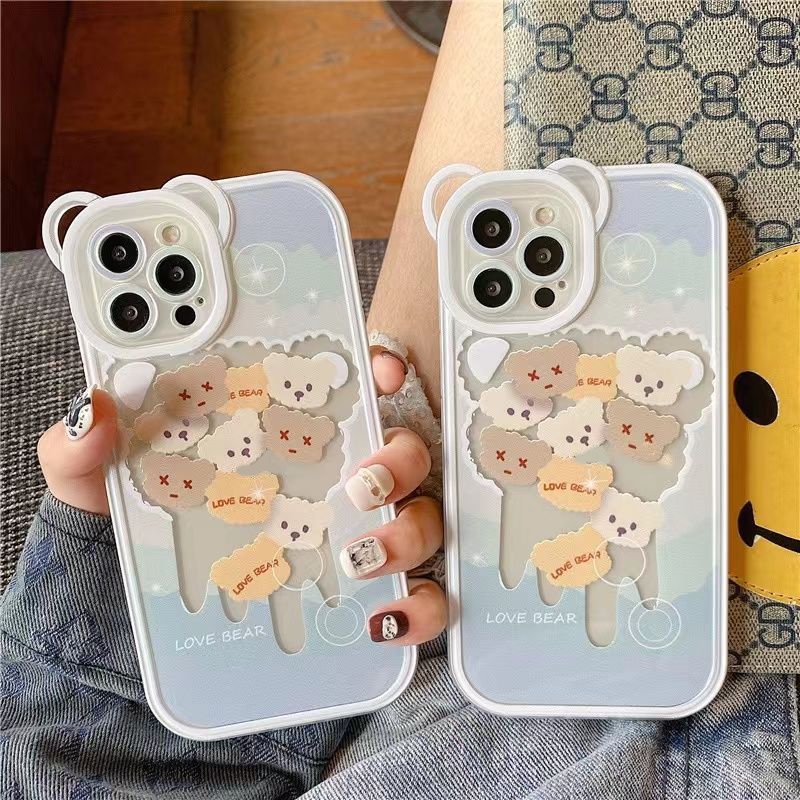 Soft Case Silikon TPU Transparan Motif Anjing Lucu Untuk IPhone 13 12 Pro Max 11 XS XR X 8 7 6S Plus