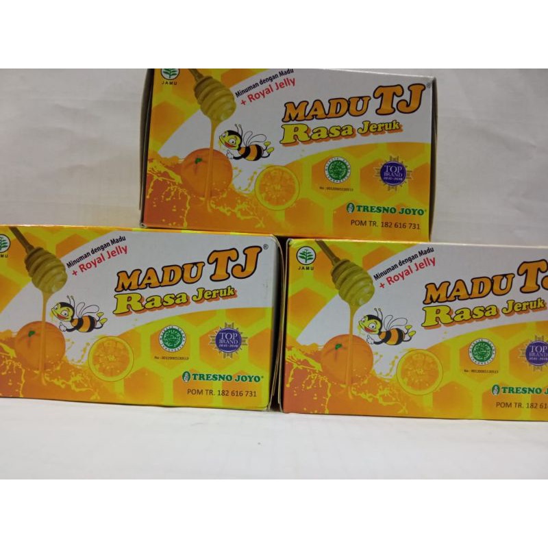 

Madu TJ (12 Sachet)Rasa Strawbery,Original,Jeruk