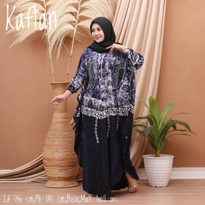 Gamis kaftan jumbo madonga kekinian