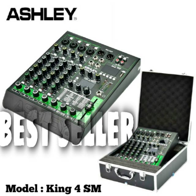 Mixer KING 4 SM ASHLEY 4 Channel Original King 4SM