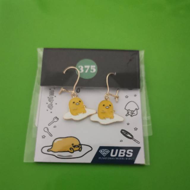 Anting anak Gudetama UBs kadar 8K 375