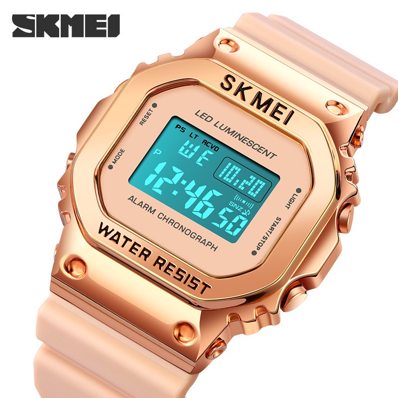 SKMEI 1851 Jam Tangan Wanita Pria Digital EL Backlight Sport Watch