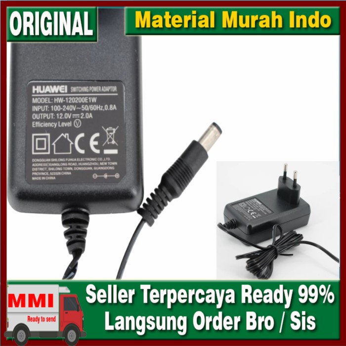 Adaptor 12V 1A Huawei /Adaptor 12volt 1Amper Merk Huawei