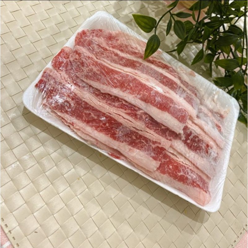 

Wagyu Slice Karubi Daging Sapi Lapis Sliced Premium Beef Pack 500 Gram