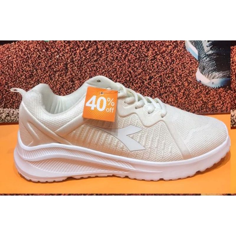 Ori Sale 50% Sepatu Diadora Putih ALCAMO Cewek Women