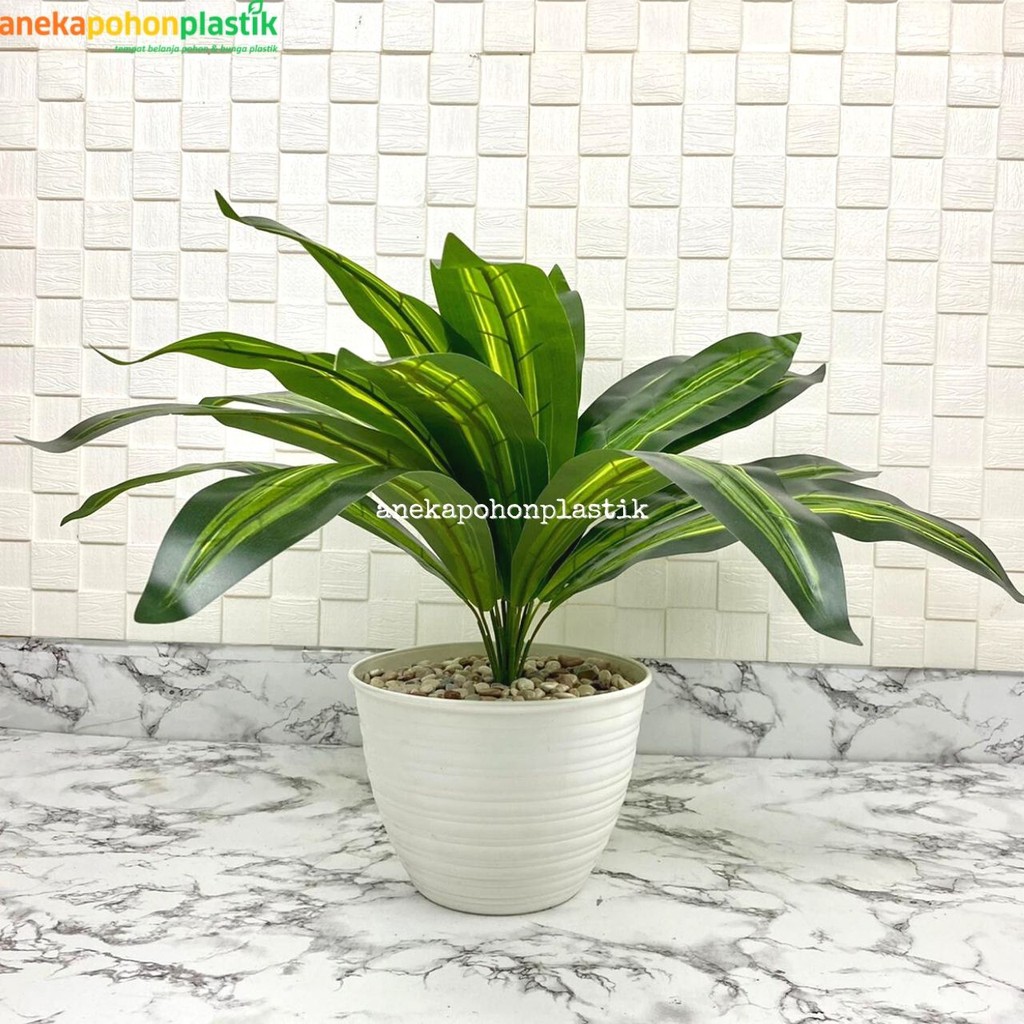 Pohon Plastik Tanaman Artificial Pandan Bali Pot Tawon Dekorasi Ruangan Rumah Aesthetic