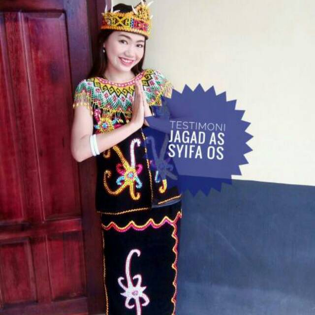 Jual Baju  Adat Dayak  Kalimantan Barat BAJUKU