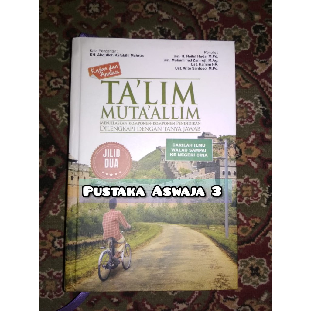 Terjemah Talim Mutaalim Jilid 2 Saku Hard Cover  Lirboyo Santri Salaf Press Kitab Makna Kediri