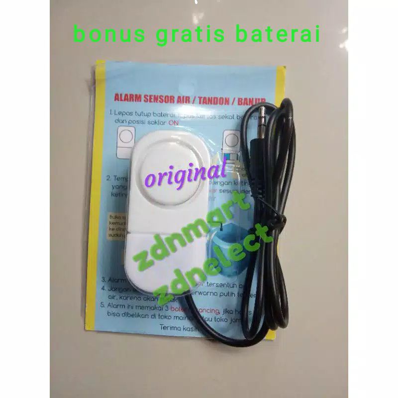 Alarm sensor air banjir tandon water level alarm