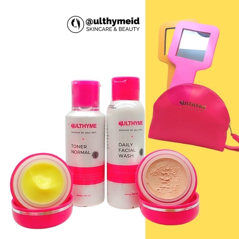 Ulthyme Paket Skincare Wajah Flek / Whitening BPOM