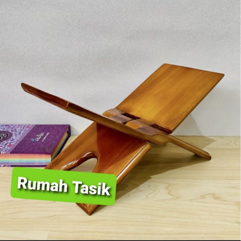 Rekal Al-Quran Kayu / Tatakan Al-Quran / Rehal Al-Quran