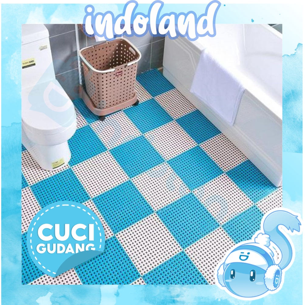 ☀ INDOLAND ☀ R301 Karpet Kamar Mandi Anti Licin - Alas Keset Lantai Kolam Renang Dapur Anti Slip