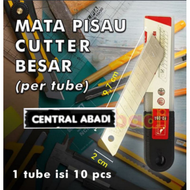 

Reffil isi cutter besar isi 10 pcs