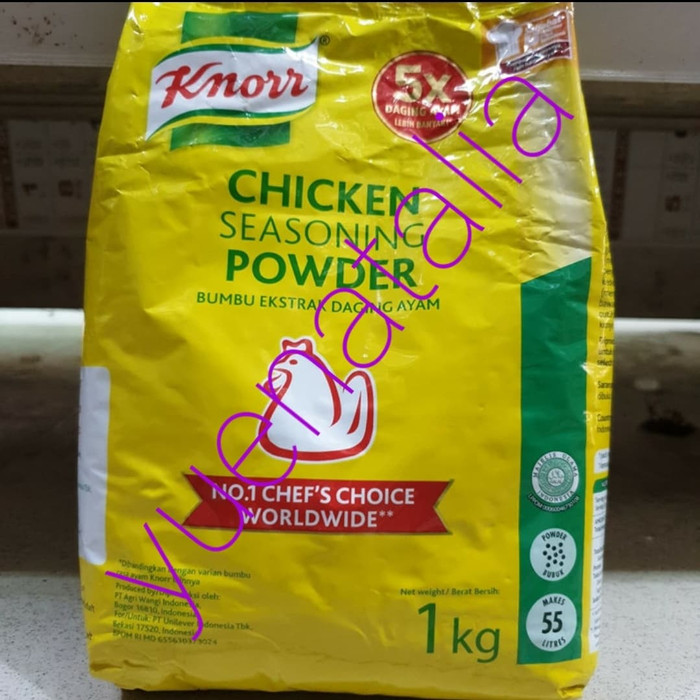 

PROMO TERBATAS - KALDU AYAM LOKAL / KNORR CHICKEN POWDER LOKAL 1 KG