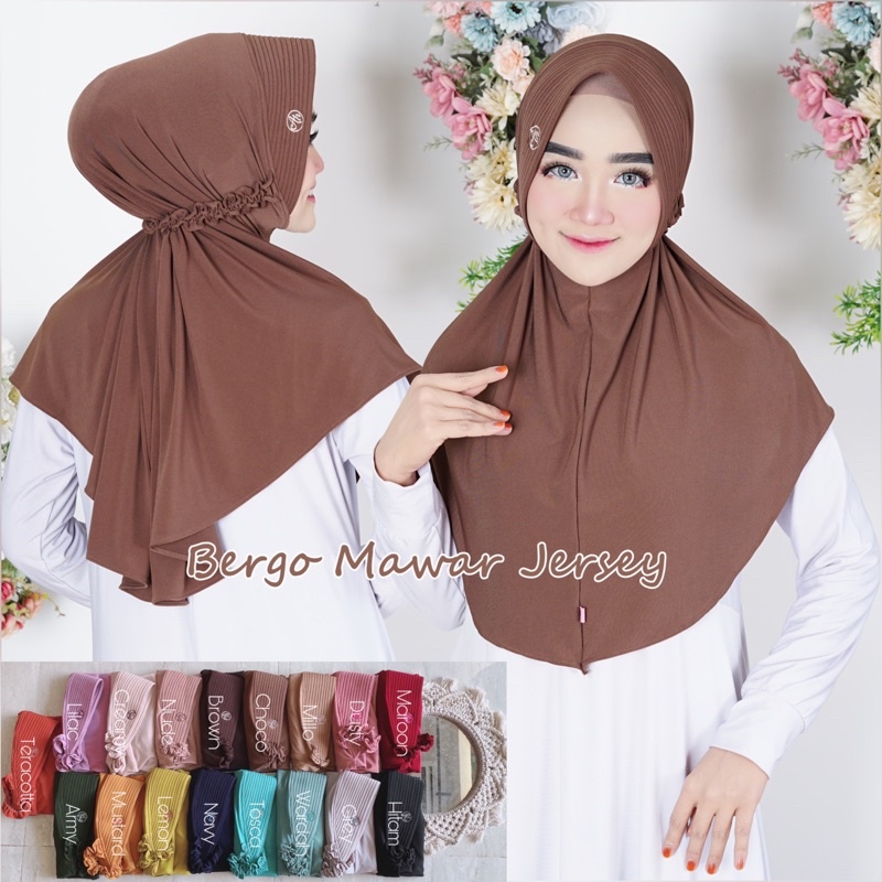 BERGO MAWAR JERSY BORDIR AH