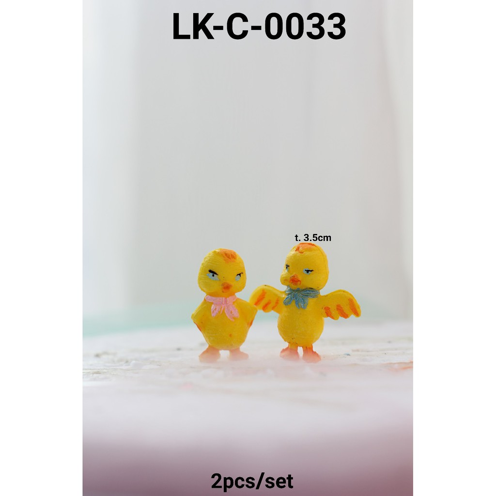 LK C 0033 Topper Mainan Binatang Lokal Anak Ayam