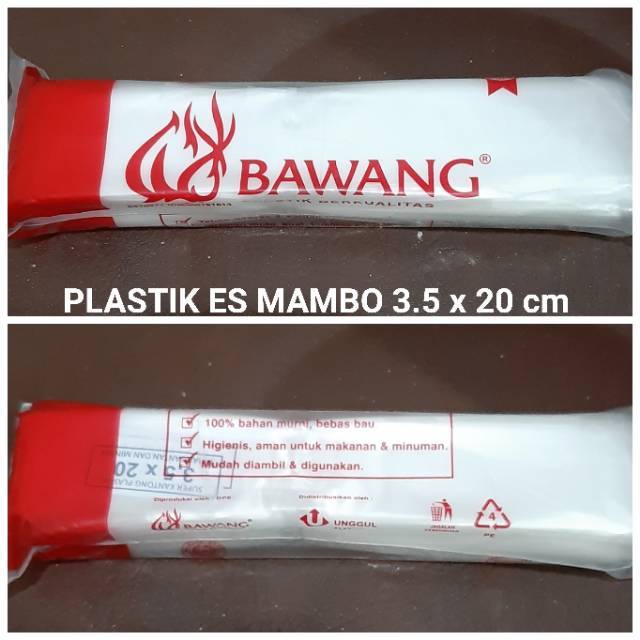 Plastik Es Mambo / Es Lilin Tahan Minyak dan Tahan Panas