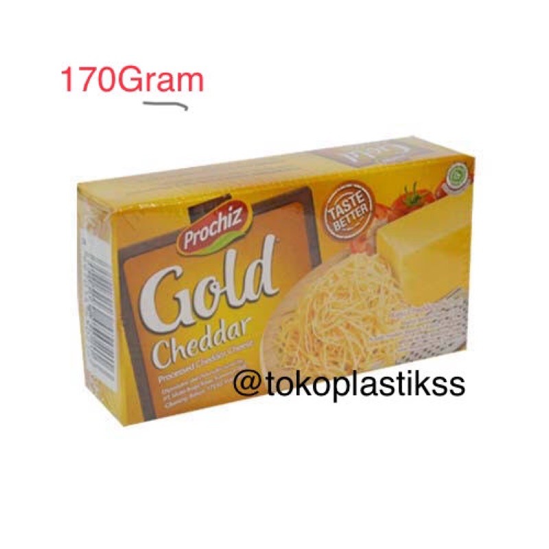 

ProChiz Gold 170gr Keju Cheddar / keju parut