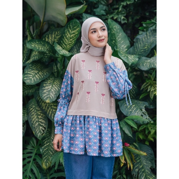 Peyton Top beige Aleza Label