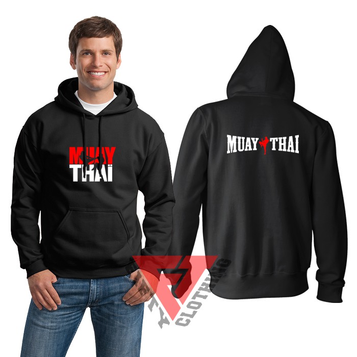 Jaket Hoodie Pria Dewasa Muaythai
