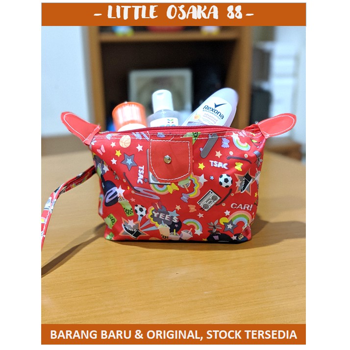 Tas Kosmetik Serbaguna Pouch Karakter Motif Lucu