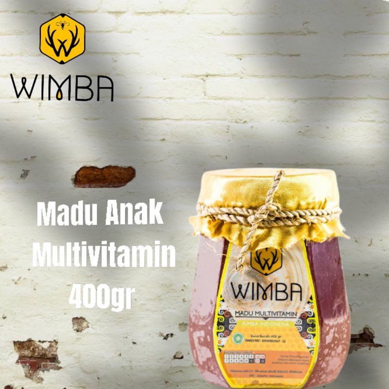 

Madu Anak Multivitamin 400gr - Lebah Apis Dorsanta / Madu Herbal - Madu Wimba -