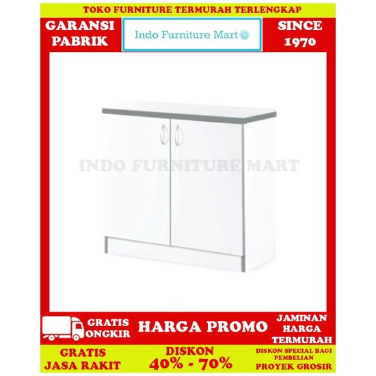 FreOnkir Lemari Arsip Filing Cabinet Kantor Pendek Chitose Shelf 7070