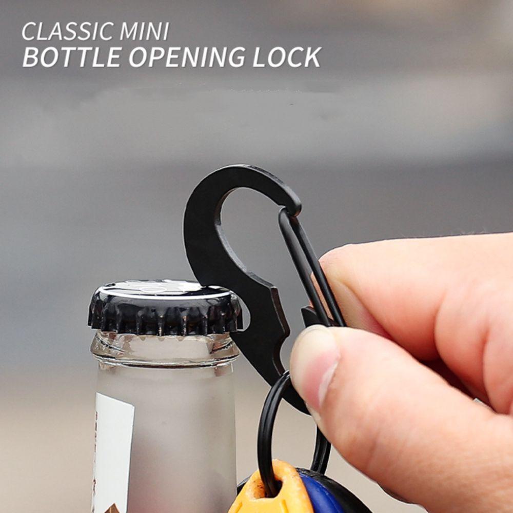 R-flower Keychain Multifungsi Outdoor Camping Pembuka Botol