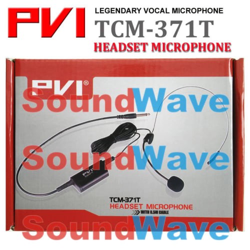 PVI TCM-371T HEADSET MIC CONDENSER/MIK CONDENSOR/MICROPHONE/MIKROFON