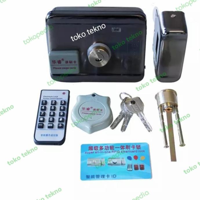 

Electric Rim Lock Double Cylinder 125khz| Electric Door Lock 125 Khz