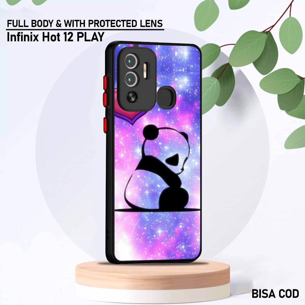 Case Infinix Hot 12 Play - Motif Case [ Kartun cute ] - Hardcase Infinix Hot 12 Play - Softcase Infi