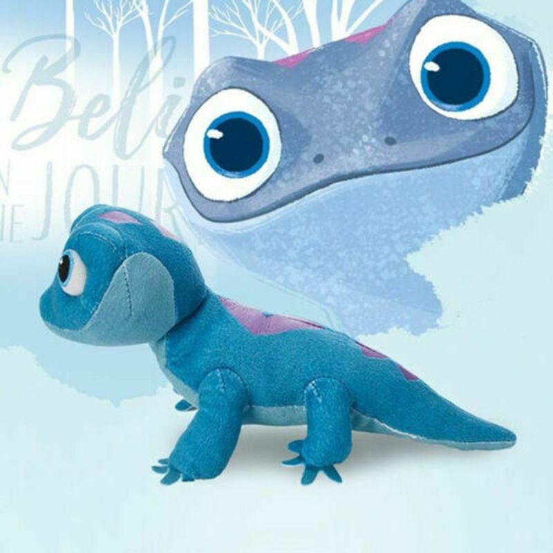 25cm Boneka Frozen 2 Plush Doll Toy Fire Spirit Salamander Blue lizard Stuffed Birthday Gift Mainan