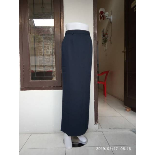 PELANGI RAINBOW MERAH KUNING HIJAU ROK BAWAHAN MURAH WQT/ Rok span panjang  size M / rok kerja