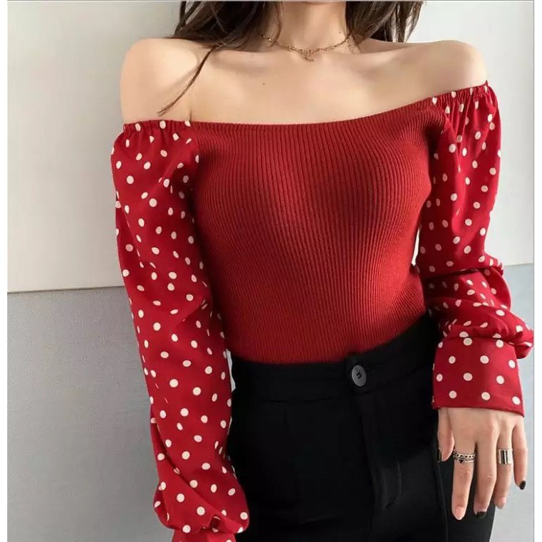 Terry knit top -Thejanclothes