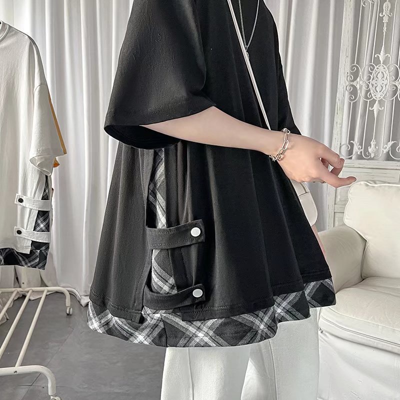 T-SHIRT LENGAN PENDEK OVERSIZE FASHION KOREA NEW 2022, STYLE FASHION PRIA DAN WANITA , T-SHIRT IMPORT, IMPORTIR KOREA, OVERSIZE T-SHIRT