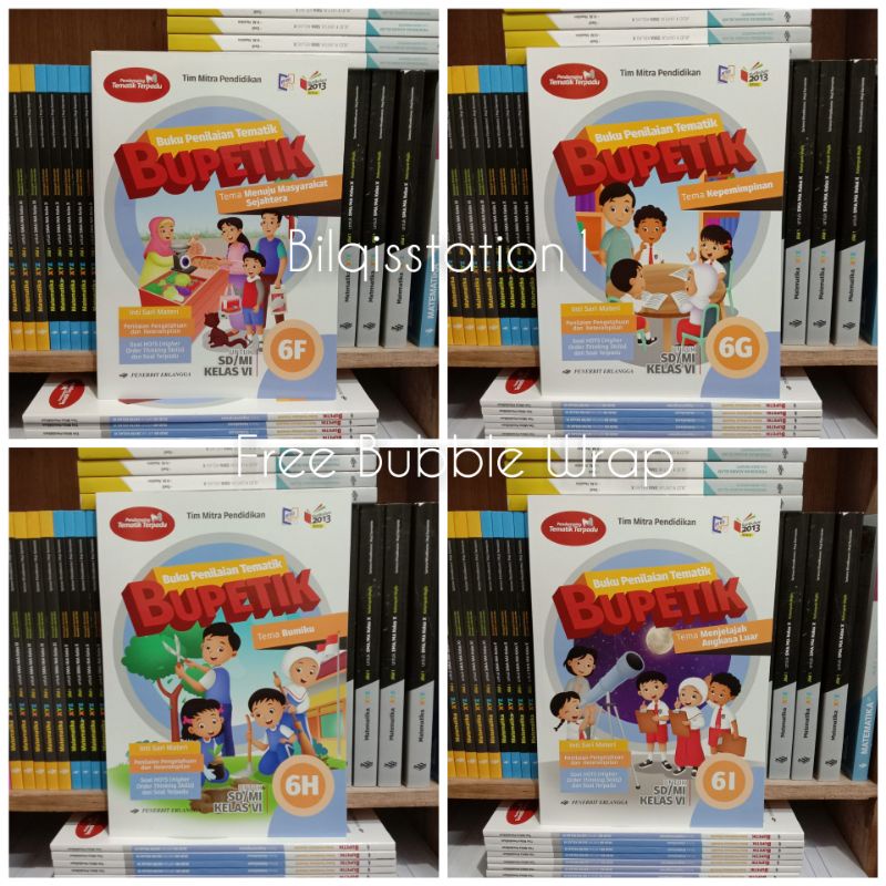 Buku Bupetik 6f 6g 6h 6i Kelas 6 SD/MI K13 Revisi Erlangga
