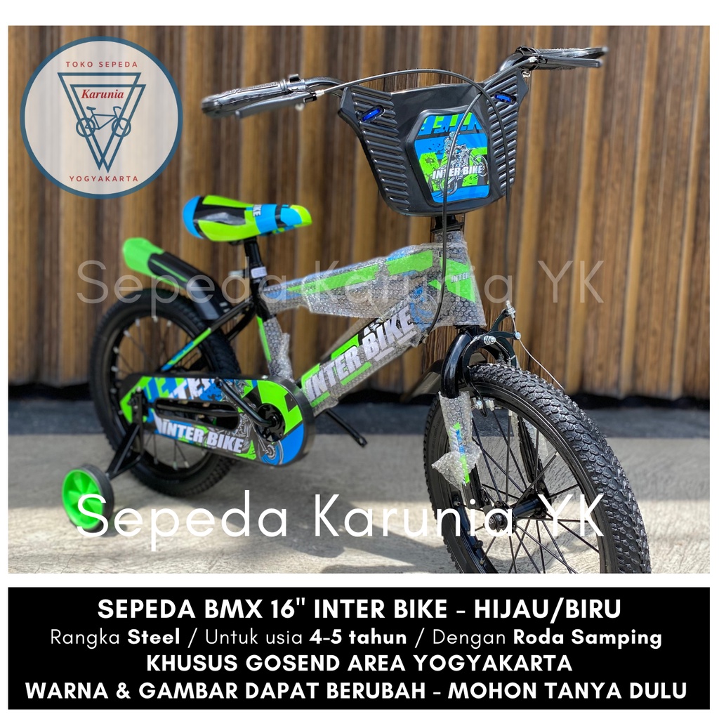 [EKA JAYA SEPEDA] Sepeda Anak BMX Inter Bike 16 inch