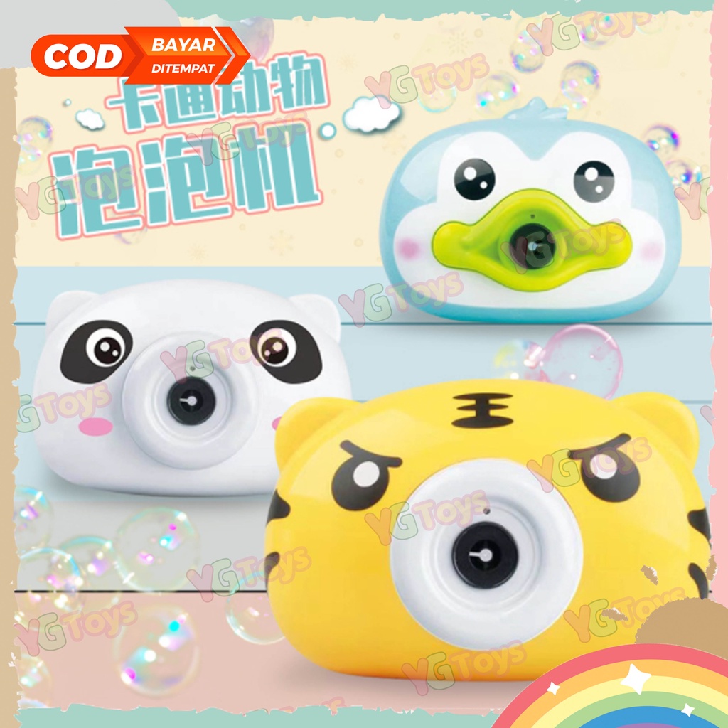 Mainan Anak Bubble Camera Kamera Gelembung Sabun Buble Balon Bubble Gun Edukatif-1