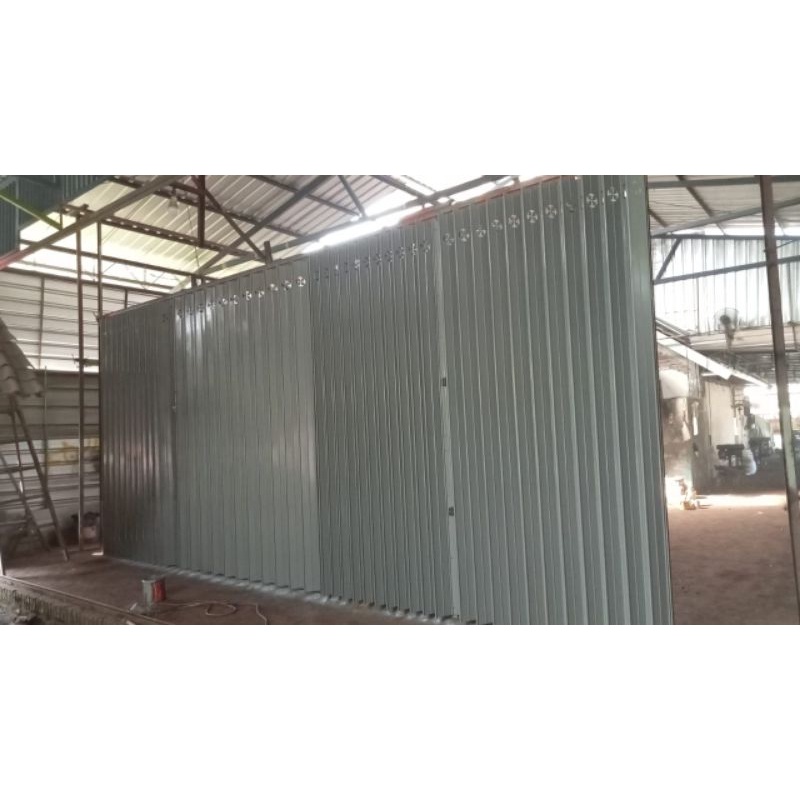 pintu besi harmonika,terbaru