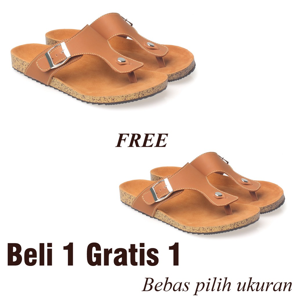 Footage Sandal Casual pria Buy 1 Get 1 FREE