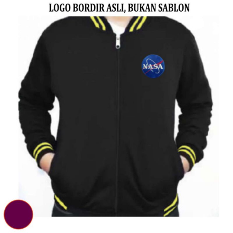 Jaket Bomber Pria NASA Murah Bagus Berkualitas Terbaru Trendy