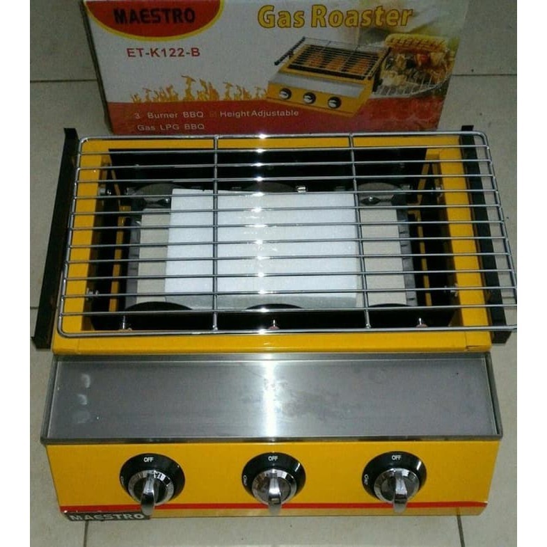 Kompor Panggangan Maestro 3 Tungku ET-K122