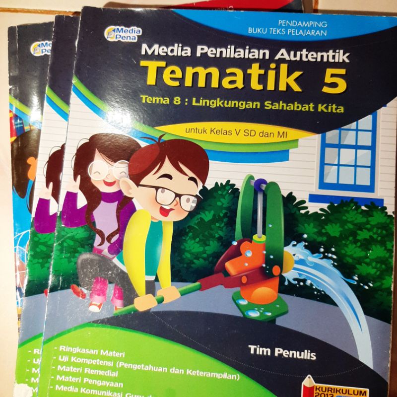 Buku Tematik 5 SD Media Penilaian Autentik Tema 1-9