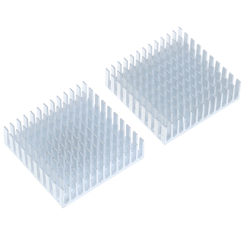 2pcs Radiator heatsink aluminum 40x40 X 11mm Untuk Pendingin cpu