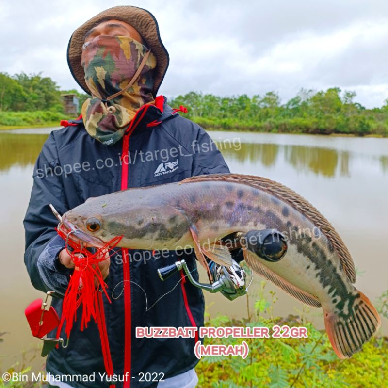 BUZZBAIT PROPELLER 22GR - Umpan Casting Toman Berisik Spinner Lure