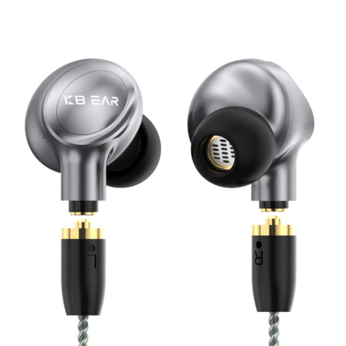 KBEAR Ormosia 10mm Dynamic+Composite BA In Ear Monitor Earphone MMCX - Grey