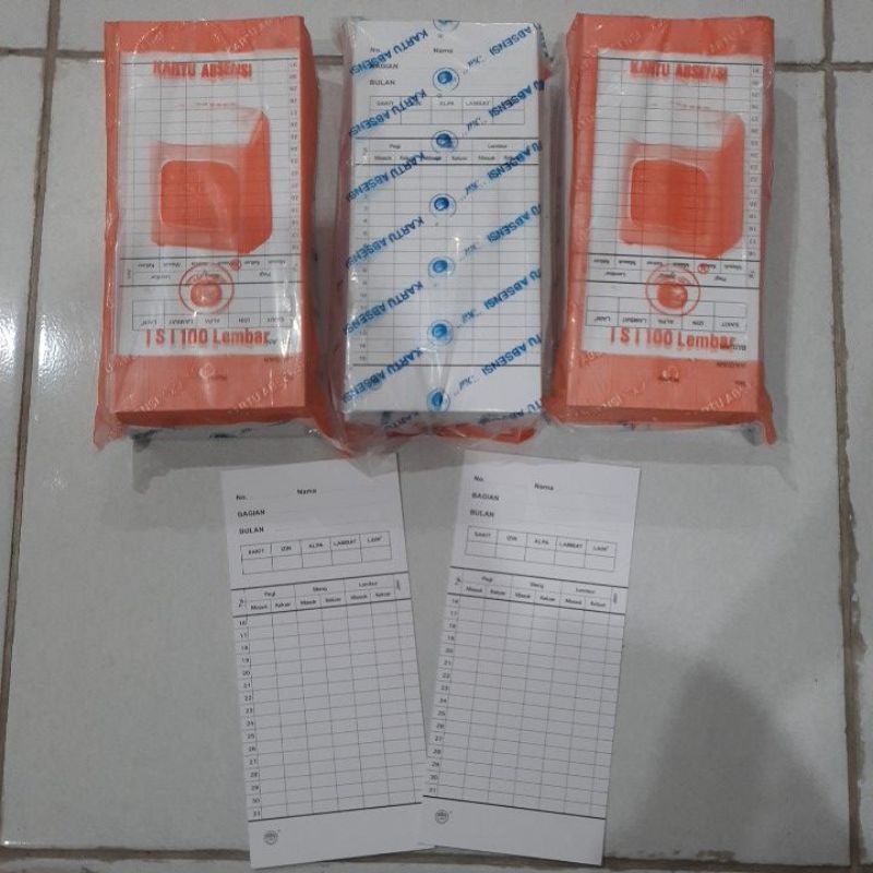 

Kartu Absensi Kit (Jeruk) / Kartu Absen Jeruk