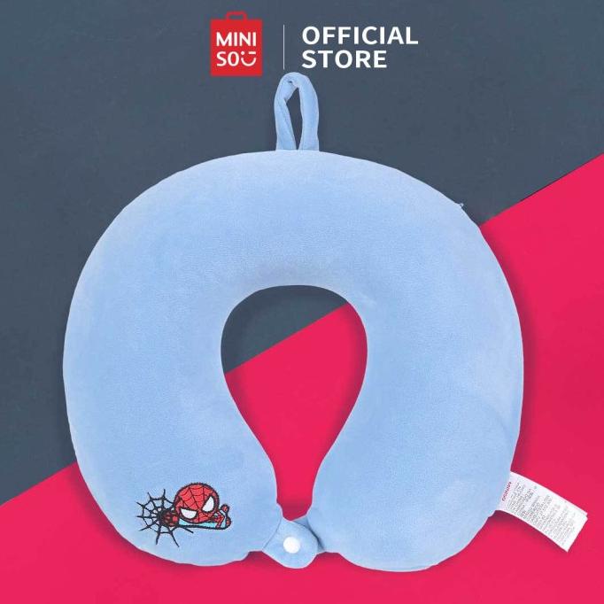 MINISO Marvel Bantal Leher Lucu Busa Memori U-Shaped Neck Pillow