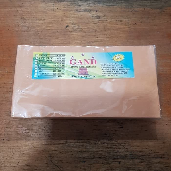 

Buruan Amplop Coklat Super Kabinet 14*27 Gand Murah Terbatas